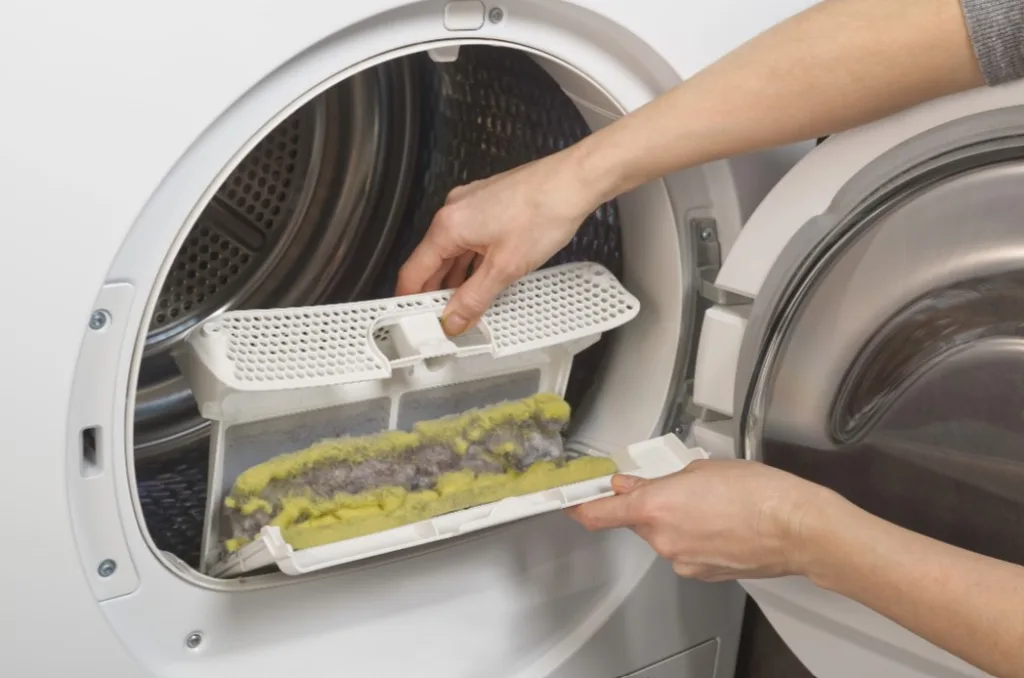 clean dryer vent lint to avoid mold problems nj